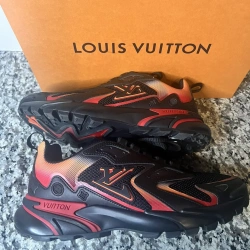 Louis Vuitton Runner Tatic Sneaker Black Multi-Color #B64135