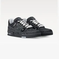 Louis Vuitton Trainer Sneakers Black #B52589