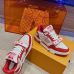 Louis Vuitton Unisex Sneakers Red/White #9999924828
