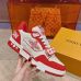 Louis Vuitton Unisex Sneakers Red/White #9999924828