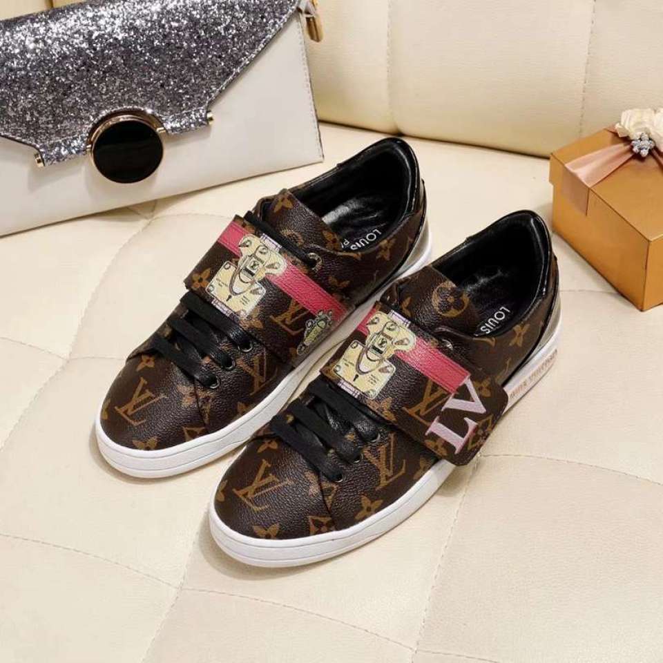 Buy Cheap Louis Vuitton women latest casual shoes leather fabric LV ...