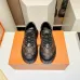 Louis Vuitton Black Sneakers: Patent Leather & Iconic LV Logo, Merging Luxury and Edge Black/White/Brown #B54148