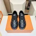 Louis Vuitton Black Sneakers: Patent Leather & Iconic LV Logo, Merging Luxury and Edge Black/White/Brown #B54148