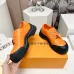 Louis Vuitton Black Sneakers: Patent Leather & Iconic LV Logo, Merging Luxury and Edge Black/White/Brown #B54148