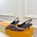 Louis Vuitton Shoes for Women's Louis Vuitton Pumps Chérie Slingback Pumps Black/White #B54129