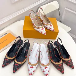  Shoes for Women's  Pumps Chérie Slingback Pumps Black/White #B54129