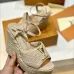 Louis Vuitton Shoes for Women's Louis Vuitton Mare Wedge Sandal #B53147