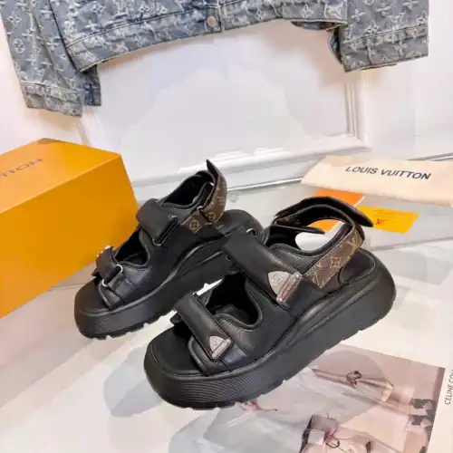 Louis Vuitton Shoes for Women's Louis Vuitton Sandals Heel height:6cm #B60921