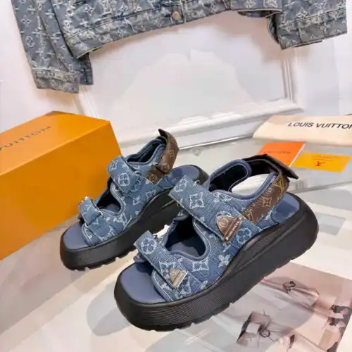 Louis Vuitton Shoes for Women's Louis Vuitton Sandals Heel height:6cm #B60923
