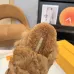 Louis Vuitton Cozy Fluffy Slippers with Leather Straps and Brand Embellishments #B54547