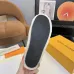 Louis Vuitton Cozy Fluffy Slippers with Leather Straps and Brand Embellishments #B54554