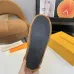 Louis Vuitton Cozy Fluffy Slippers with Leather Straps and Brand Embellishments #B54556