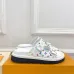 Louis Vuitton Shoes for Women's Louis Vuitton Mule White Multicolor #B53967