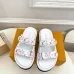 Louis Vuitton Shoes for Women's Louis Vuitton Mule White Multicolor #B53967