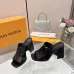 Louis Vuitton Shoes for Women's Louis Vuitton Slippers Heel height:9cm #B60927
