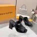 Louis Vuitton Shoes for Women's Louis Vuitton Slippers Heel height:9cm #B60927