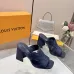 Louis Vuitton Shoes for Women's Louis Vuitton Slippers Heel height:9cm #B60928