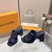 Louis Vuitton Shoes for Women's Louis Vuitton Slippers Heel height:9cm #B60928