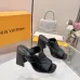 Louis Vuitton Shoes for Women's Louis Vuitton Slippers Heel height:9cm #B60929