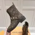 Louis Vuitton Monogram Ankle Boots with Lace-Up, Zipper and Decorative Straps #B54558