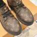 Louis Vuitton Monogram Ankle Boots with Lace-Up, Zipper and Decorative Straps #B54558