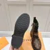Louis Vuitton Monogram Ankle Boots with Lace-Up, Zipper and Decorative Straps #B54558