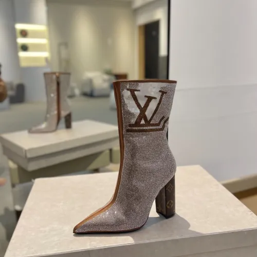 Louis Vuitton Shoes for Women's Louis Vuitton boots heel height:10cm #B58300