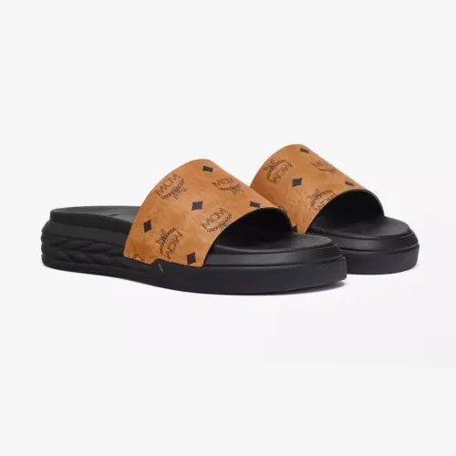 MCM Visetos Slide Sandals #B44062