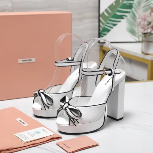 Miu Miu Shoes for MIUMIU High-heeled shoes for women Heel height:12cm #B61170