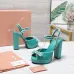 Miu Miu Shoes for MIUMIU High-heeled shoes for women Heel height:12cm #B61171