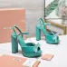 Miu Miu Shoes for MIUMIU High-heeled shoes for women Heel height:12cm #B61171