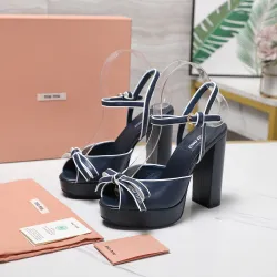 Miu Miu Shoes for MIUMIU High-heeled shoes for women Heel height:12cm #B61172