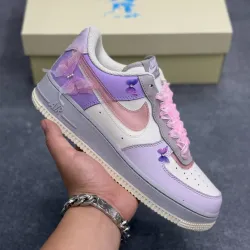 Nike Shoes for Nike Air Force 1 shoes Pink-Purple Butterfly Whisper #B62875