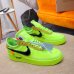 Nike x OFF-WHITE Air Force 1 shoes Green #99924715