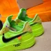 Nike x OFF-WHITE Air Force 1 shoes Green #99924715