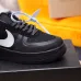 Nike x OFF-WHITE Air Force 1 shoes High Quality Black #99924716