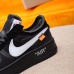 Nike x OFF-WHITE Air Force 1 shoes High Quality Black #99924716