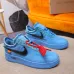 Nike x OFF-WHITE Air Force 1 shoes High Quality Blue #99924720