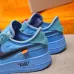 Nike x OFF-WHITE Air Force 1 shoes High Quality Blue #99924720