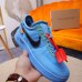 Nike x OFF-WHITE Air Force 1 shoes High Quality Blue #99924720