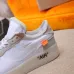 Nike x OFF-WHITE Air Force 1 shoes High Quality White #99924718