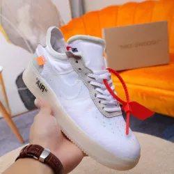 Nike x OFF-WHITE Air Force 1 shoes High Quality White #99924718