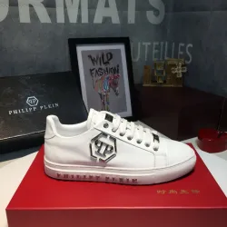 PHILIPP PLEIN new shoes Men's PHILIPP PLEIN Leather Sneakers white #9105058