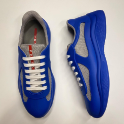 Prada America's Cup leather sneakers Blue #9999925058