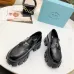 Prada Unisex Shoes Casual height increasing leather shoes #B39445