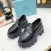 Prada Unisex Shoes Casual height increasing leather shoes #B39445