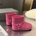 Balenciaga 2025 Winter Shearling Lined Snow Boots Buckle  Stud Details with Multi Color Options for Edgy Luxury Style #B57752