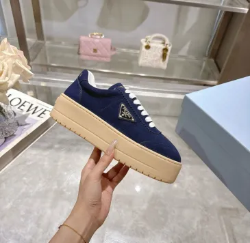 Top Prada Shoes for Women's Prada Sneakers Navy Blue 35-41 Size #B52933