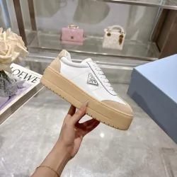 Replica Prada Shoes for Women's Prada Sneakers White Grey 35-41 Size  #B52937