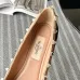 Top quality Valentino studded ballerinas Valentino Shoes for Women (Bare powder/black/rose red/patent leather black/patent leather nude) #999934065